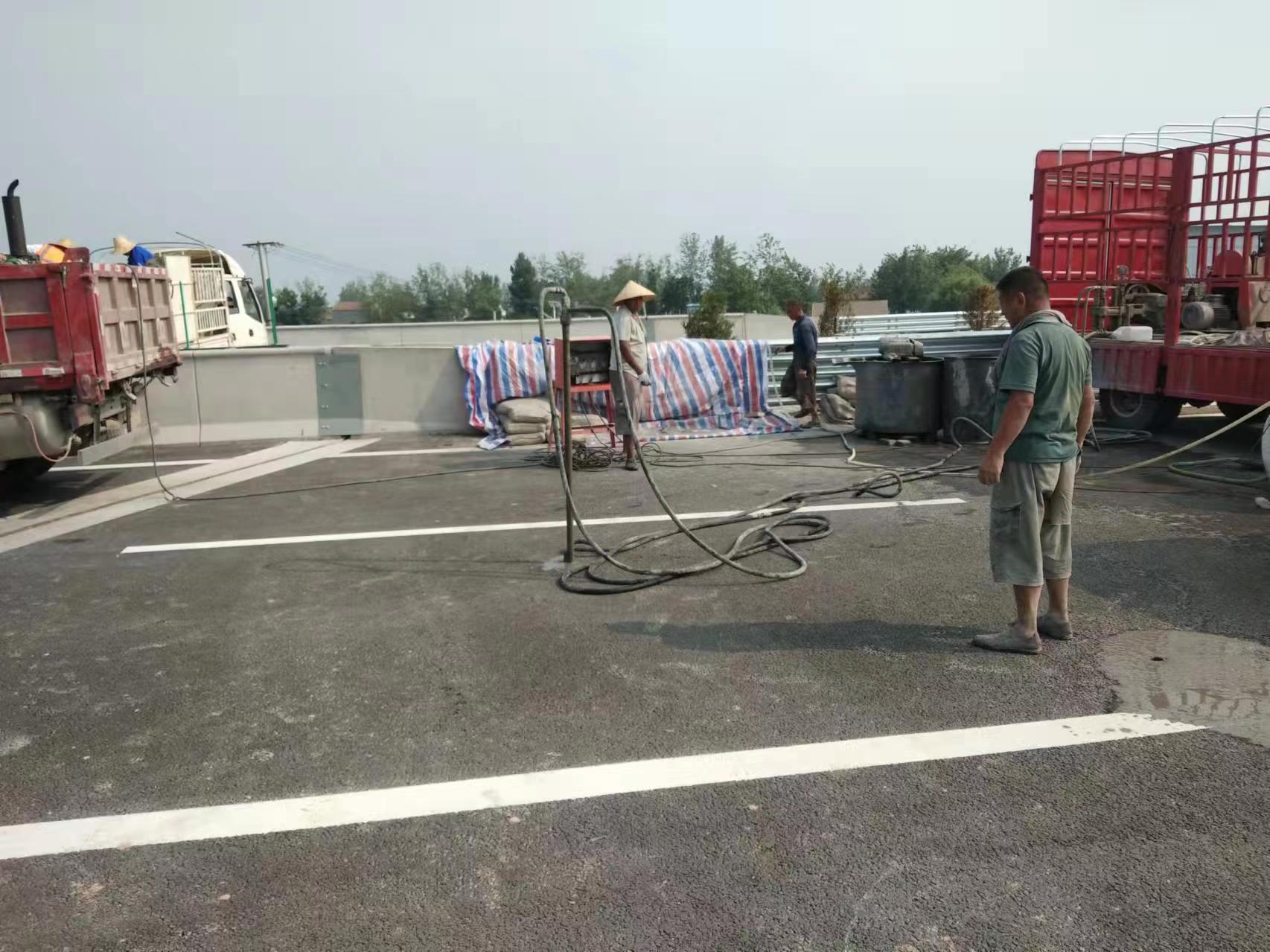 沙嘴街道路基注浆